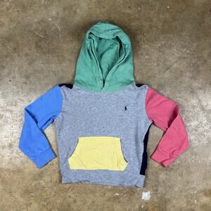 Polo Ralph‎ Lauren Colorblock Hoodie Kids’ Size 5 Multicolor